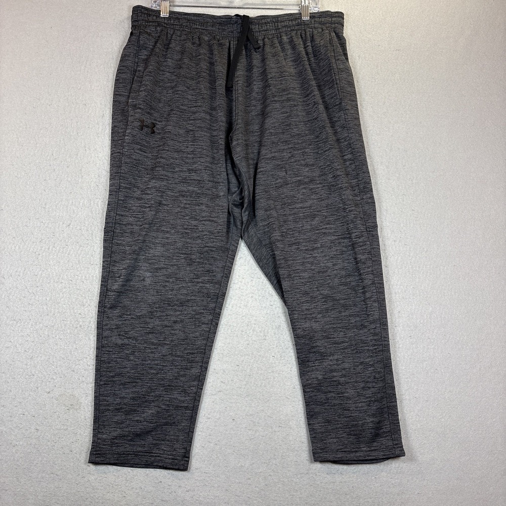 Under Armour Athletic Pants Womens XL Gray Excellent Capri Loose Fitness